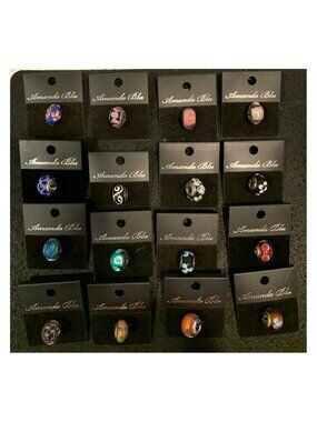 1 Lot of Amanda Blu Glass & Stone Beads